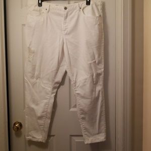 High waist skinny jeans